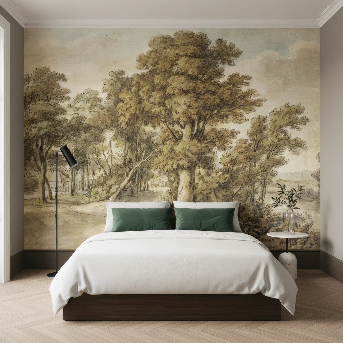 Highland River - Pastoral Landscape Wallpaper – Applied Coverings