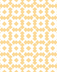 Textured golden geometric peel and stick wallpaper - Honey Ikat