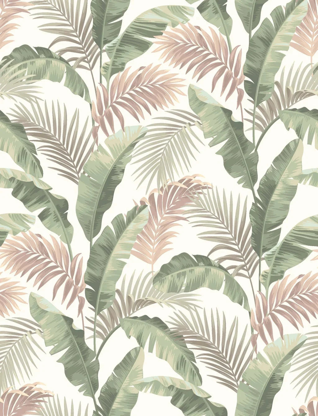 Hushed Canopy muted forest wallpaper
