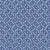 Mid-century modern Indigo Labyrinth wallpaper with blue geometric circles and curved wave pattern