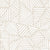 A continuous wall covering featuring hand-illustrated geometric shapes outlined in white, thin brush strokes against a light beige background