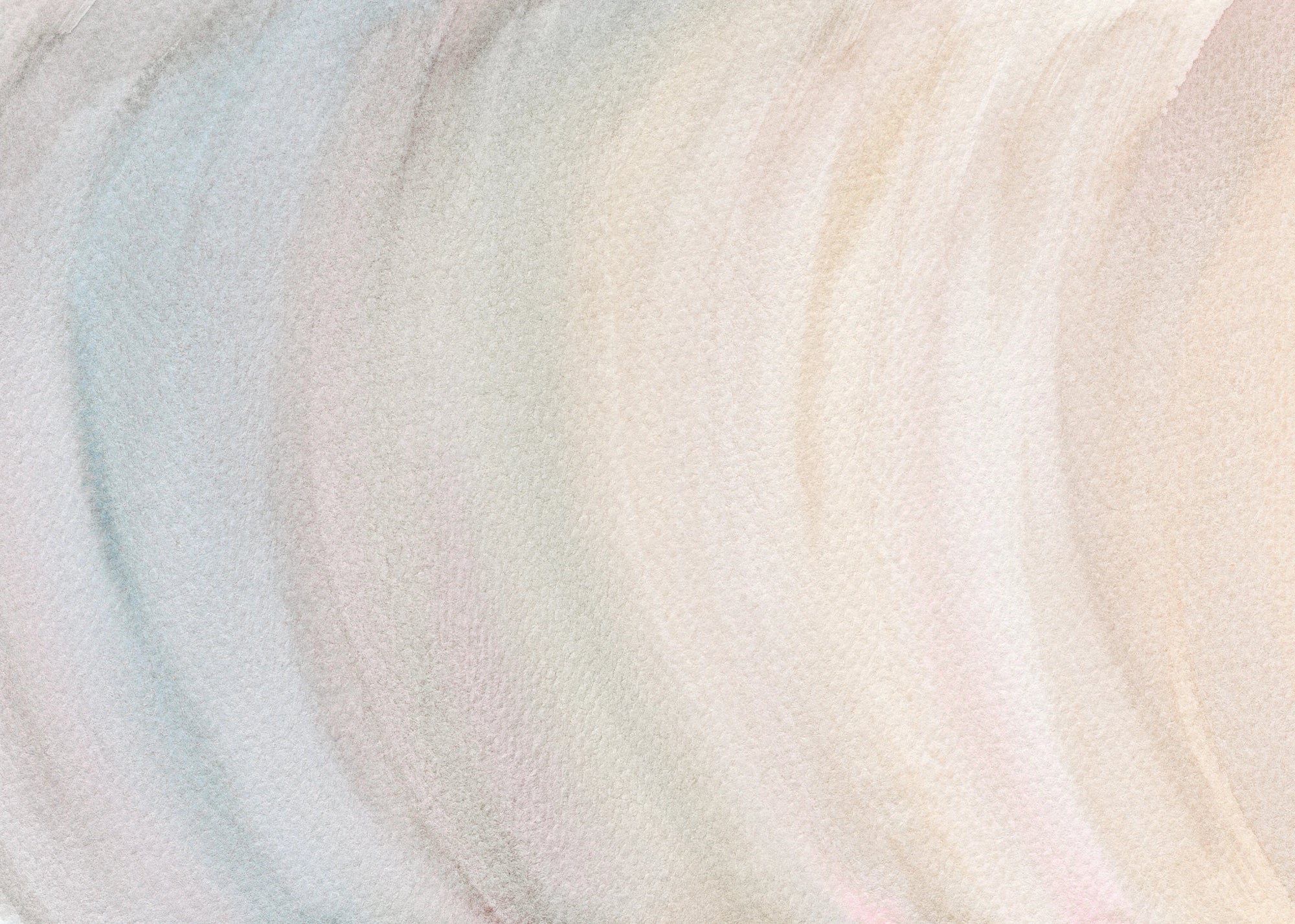 Matte peel and stick wallpaper with blue blush painterly haze - Layered Haze