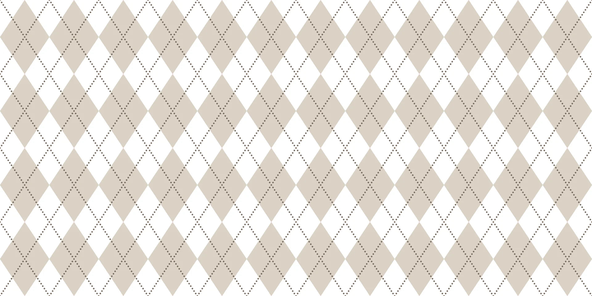 Linen-like taupe argyle diamond peel and stick wallpaper - Linen Diamonds