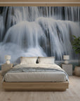 Flowing water with dynamic motion blur effect removable wallpaper