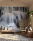 Water in motion showing dynamic fluidity and flow peel and stick wallpaper