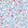 Matisse Reverie wallpaper with coral, pink, and orange florals on cream background with blue botanical scrollwork