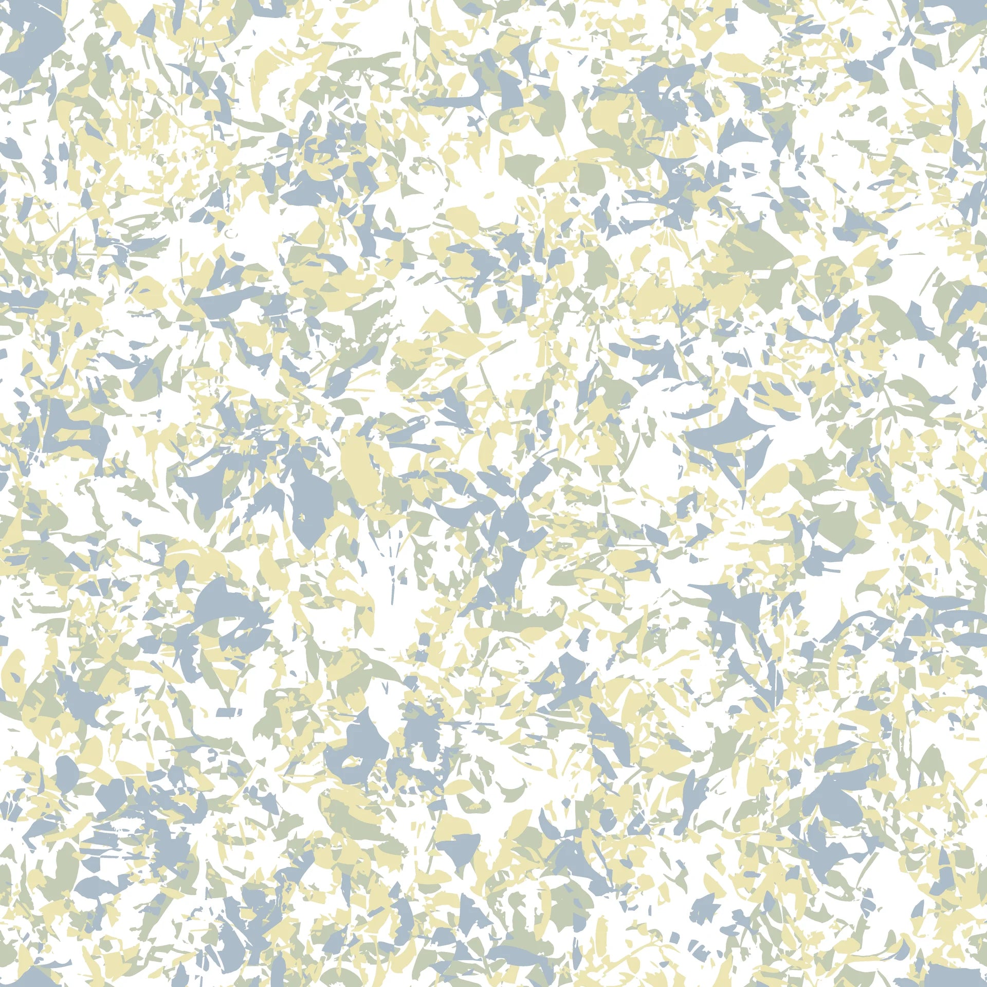 Smooth blue and yellow abstract peel and stick wallpaper - Morning Haze