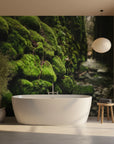 Moss & Time nature wallpaper - peel and stick removable wall covering
