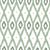 Ogee Loom blue ikat wallpaper