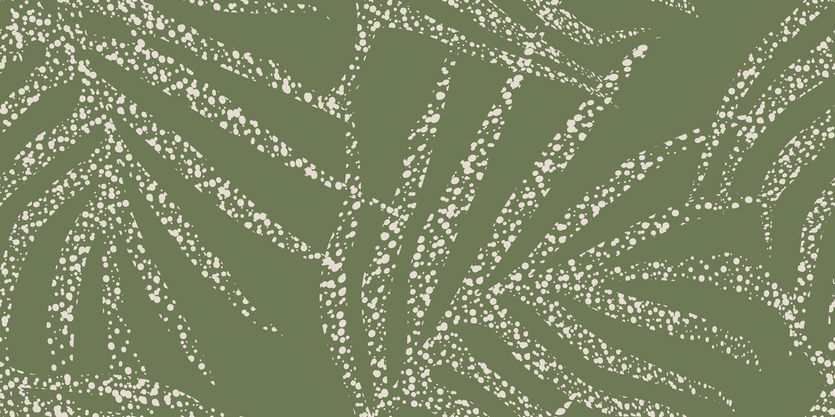Olive Stipple textured stripe wallpaper