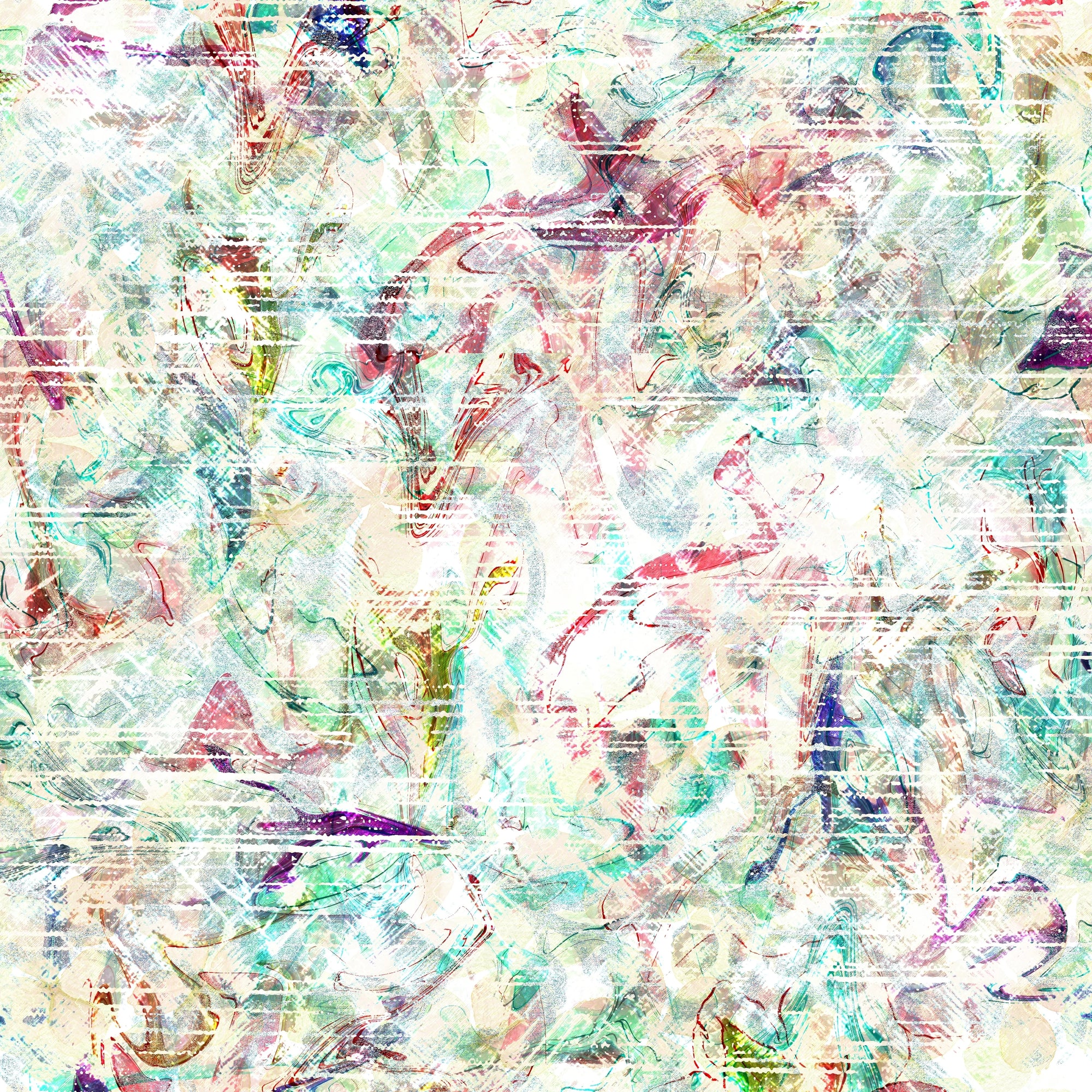 Painted Current colorful abstract wallpaper