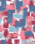 Painted Horizon abstract blue and pink wallpaper