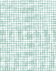 Pale Dawn serene green plaid wallpaper