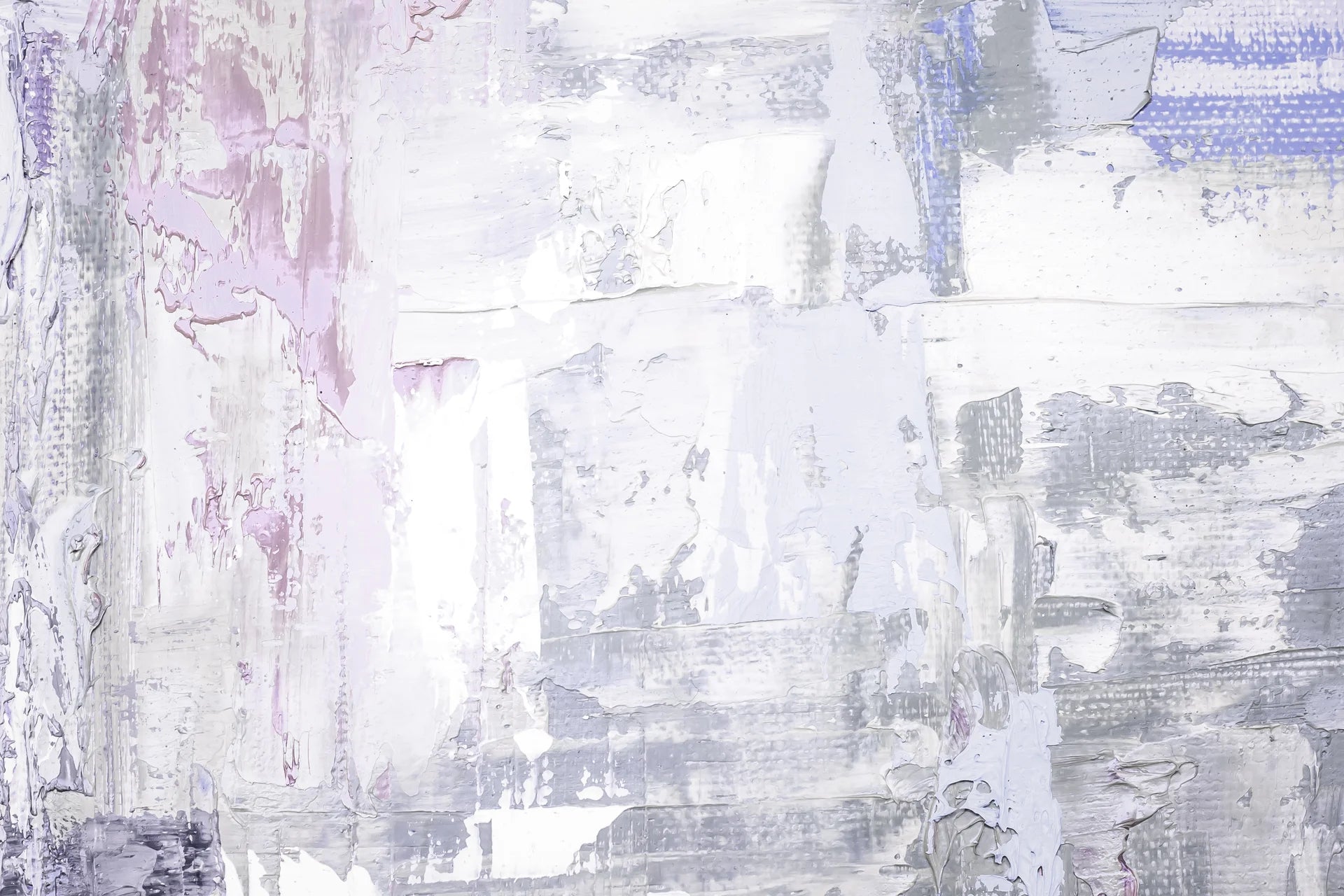 Pale Reverie soft lavender abstract brushstroke wallpaper creating ambiance in a serene bathroom