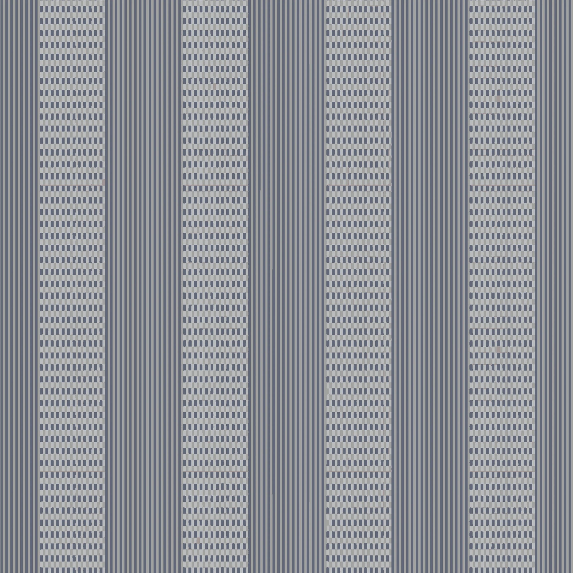 Parlor Stripe blue geometric peel and stick wallpaper