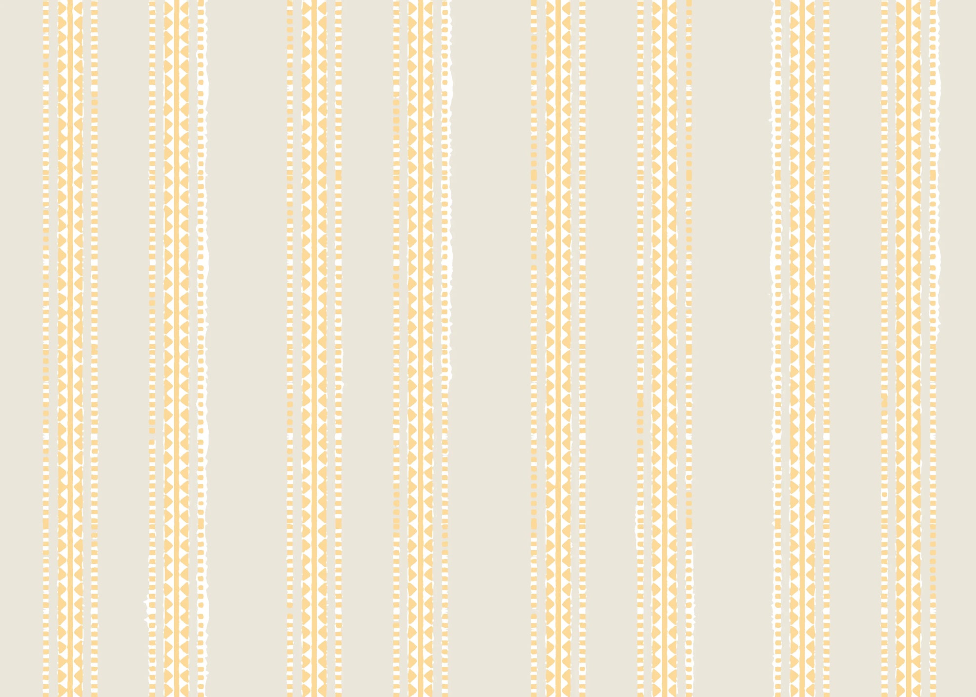 Pearl Column yellow boho peel and stick wallpaper