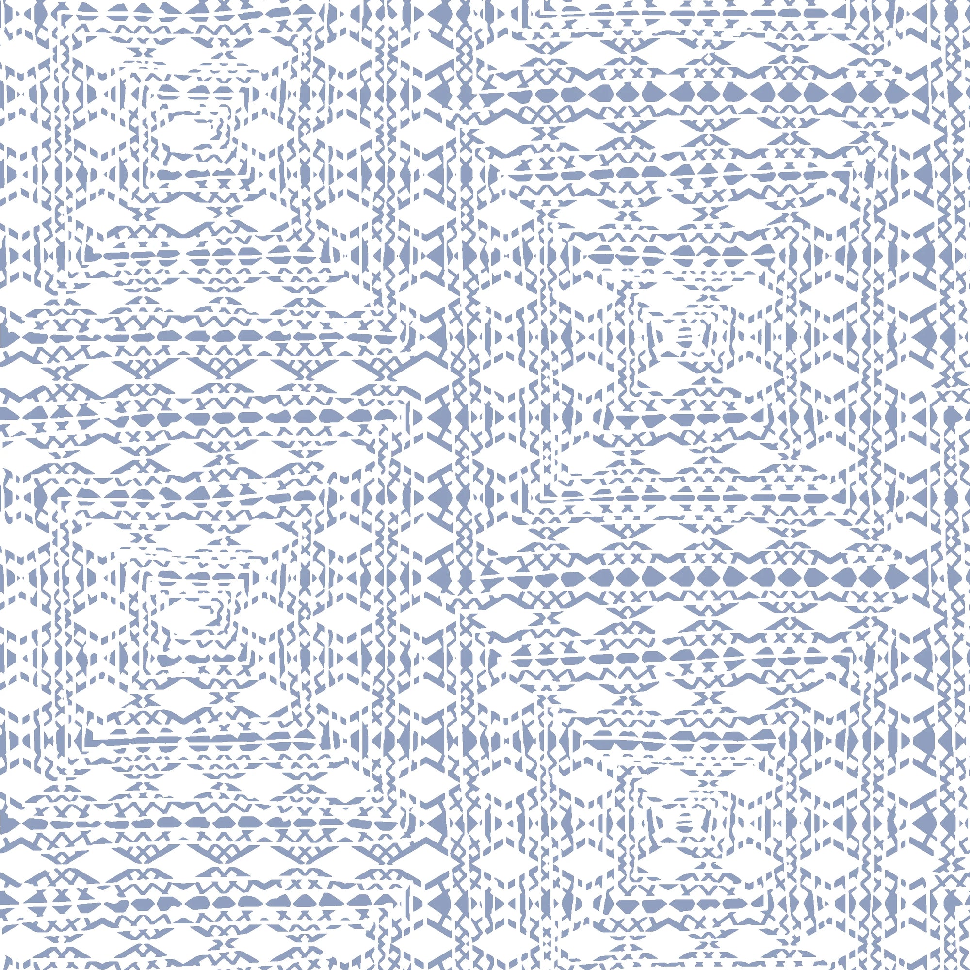 Periwinkle Shores blue geometric peel and stick wallpaper