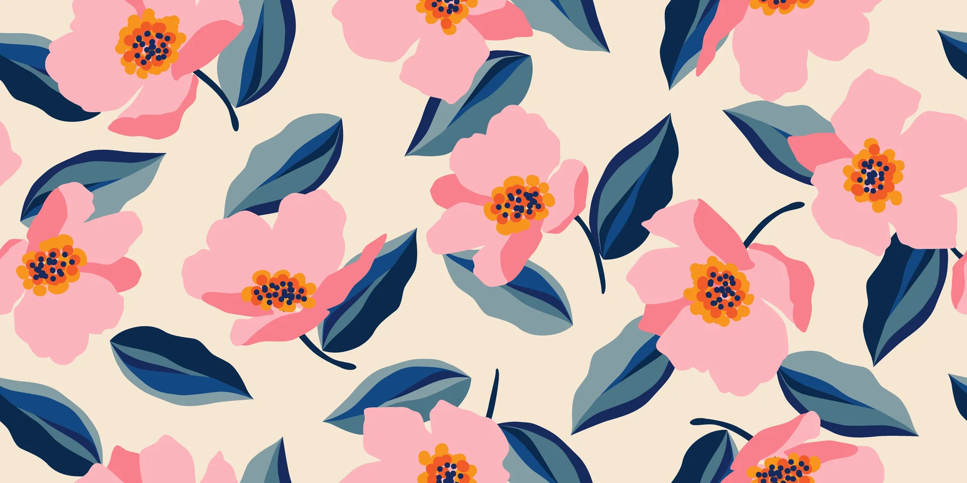 Textured pink floral peel and stick wallpaper - Petal &amp; Depth