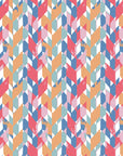 Textured colorful geometric prism peel and stick wallpaper - Prism Weave