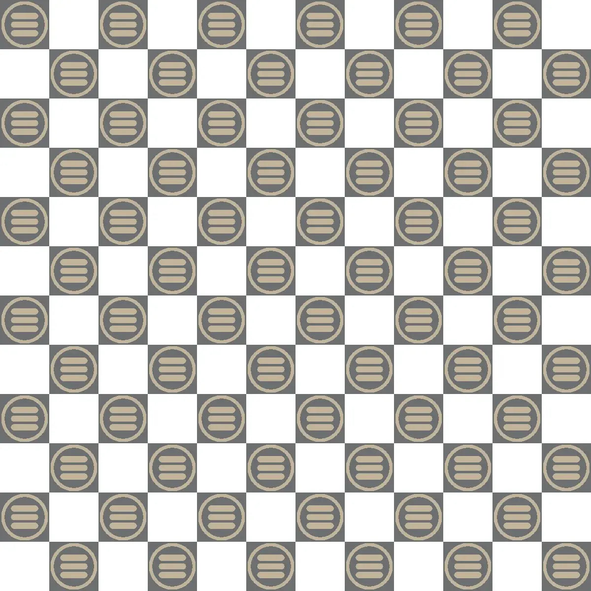 Quiet Game grey and white checkerboard wallpaper