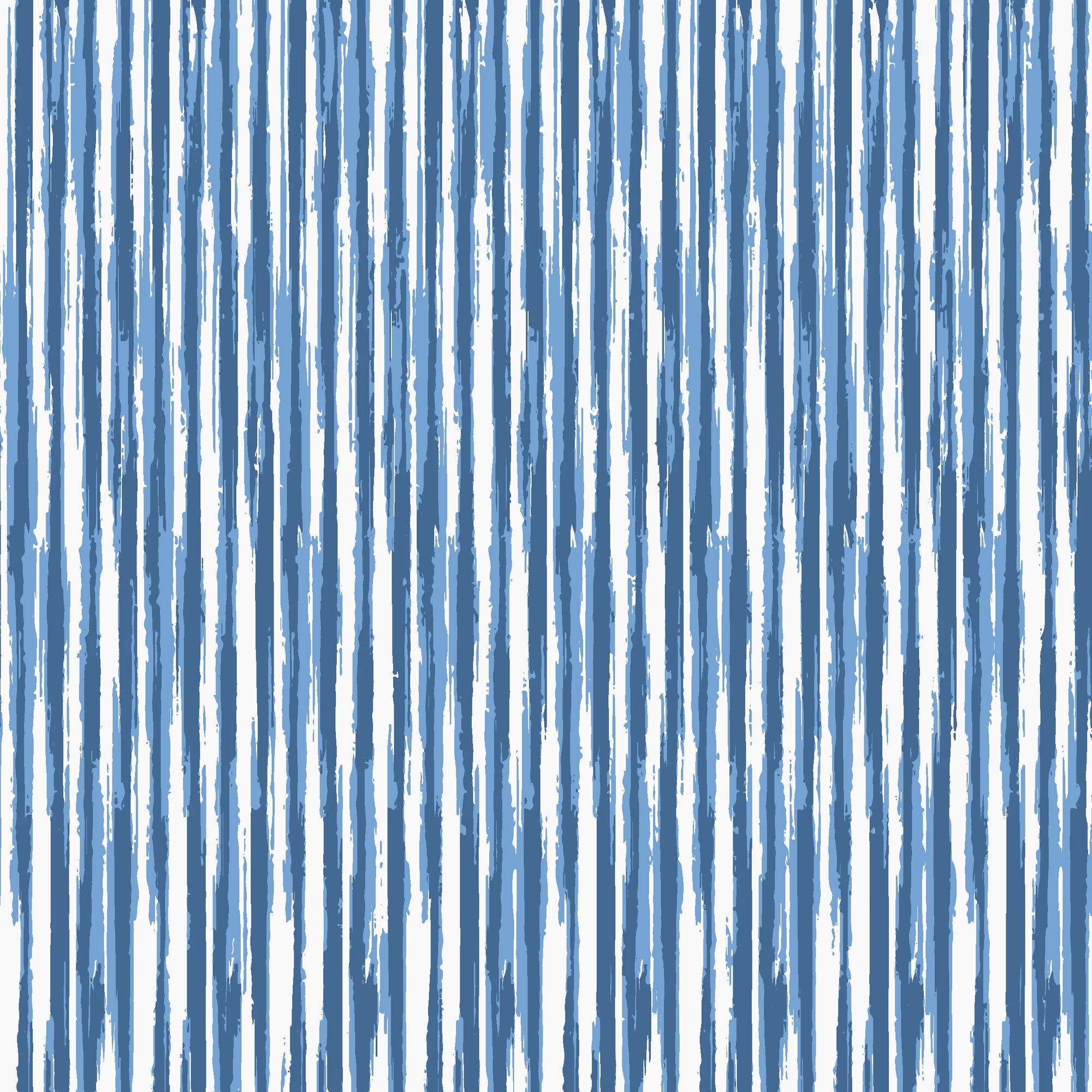 Rain Season coastal blue striped wallpaper