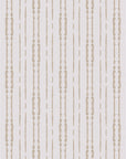 Textured vertical taupe stripe peel and stick wallpaper on dove grey - Rain Veil