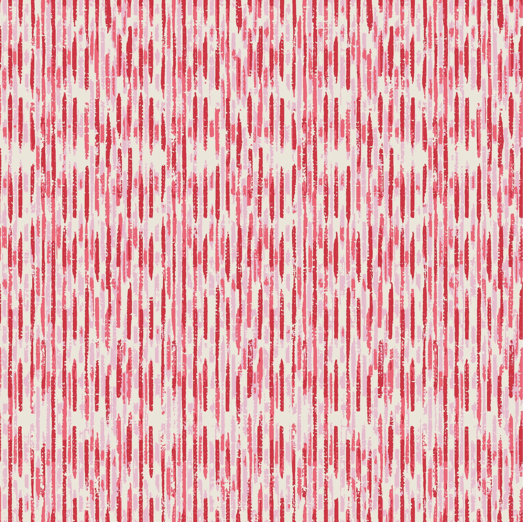 Red Rain textured pink and red vertical stripe wallpaper