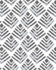 Rising Arrow grey geometric peel and stick wallpaper