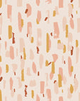 Textured blush and ochre brushstroke peel and stick wallpaper - Rose Terrazzo