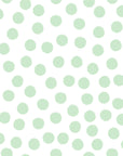 Smooth sage green polka dot peel and stick wallpaper - Sage Drop