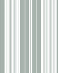 Sage Stripe modern grey striped wallpaper