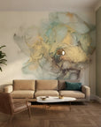 Sage Bloom Mist elegant sage and gold ink adding character to a cozy bedroom
