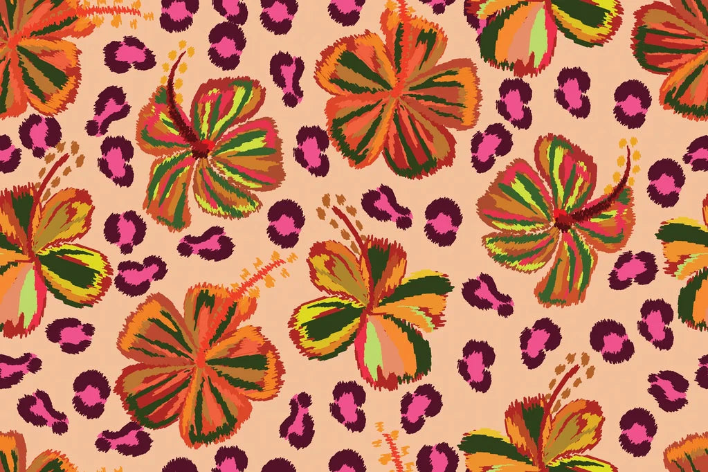 Savanna Bloom african floral wallpaper