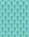 Seafoam Palms serene teal and mint tropical wallpaper