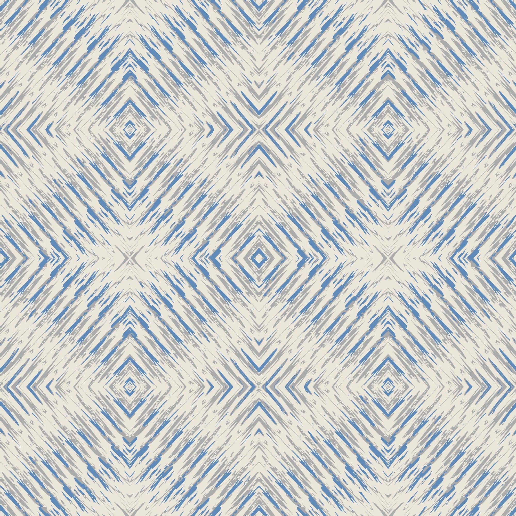 Shifting Current blue geometric peel and stick wallpaper