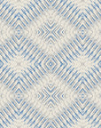 Shifting Current blue geometric peel and stick wallpaper