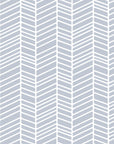 Silver Chevron pale blue geometric wallpaper