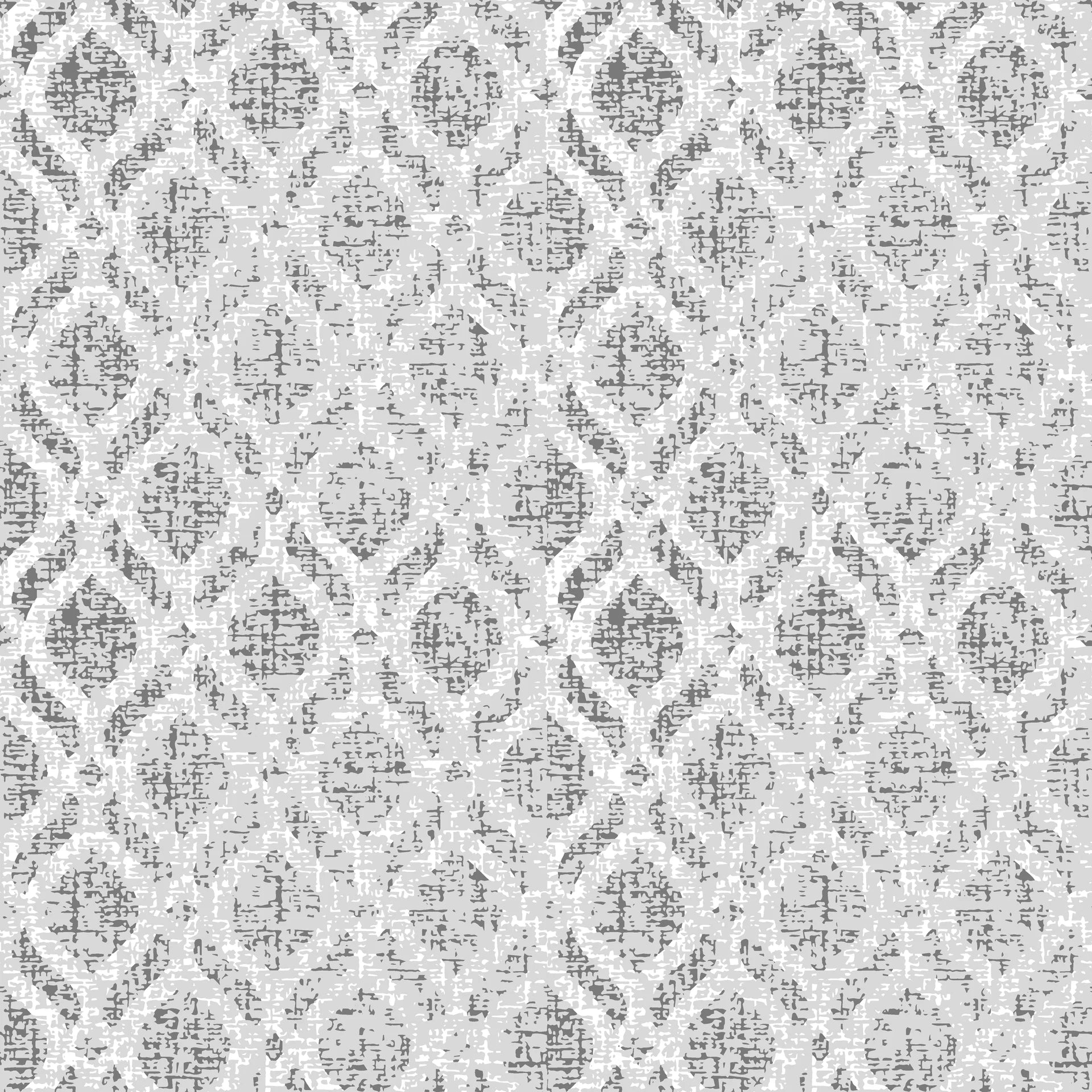 Textured light gray damask peel and stick wallpaper - Silver Veil
