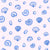 Smooth blue seashell peel and stick wallpaper for coastal bathrooms - Sketched Seashells