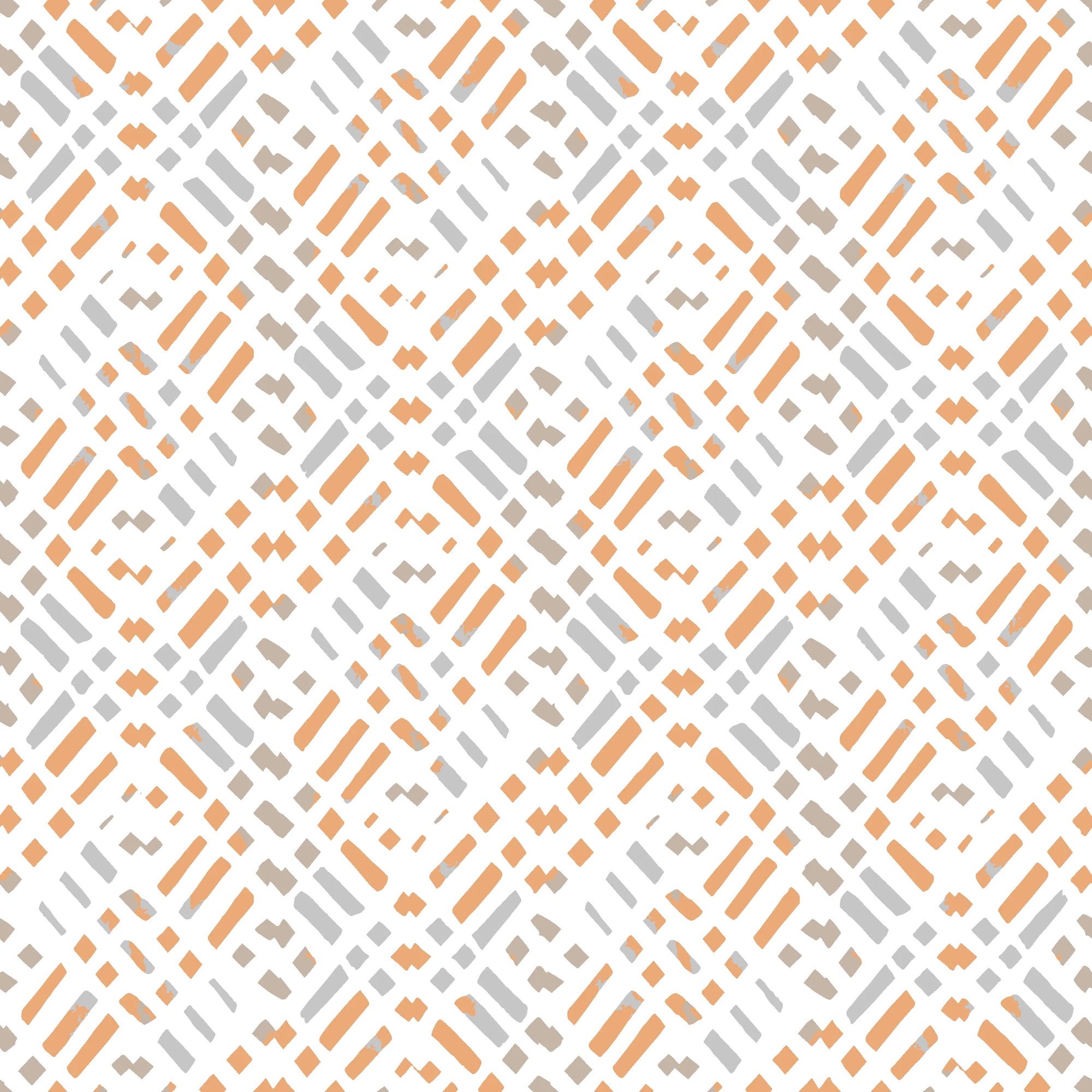 Soft Geometry peach and grey abstract wallpaper
