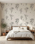 Star & Petal elegant line art floral adding character to a cozy bedroom