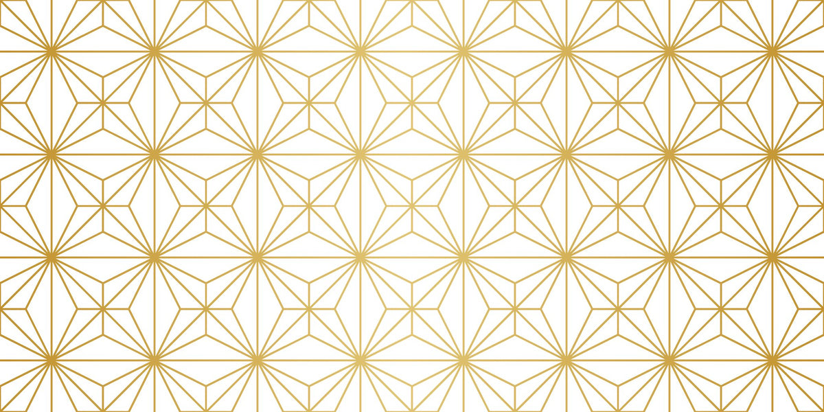 Starlight Geometry gold geometric star wallpaper