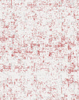 Textured white and red abstract peel and stick wallpaper - Static Field
