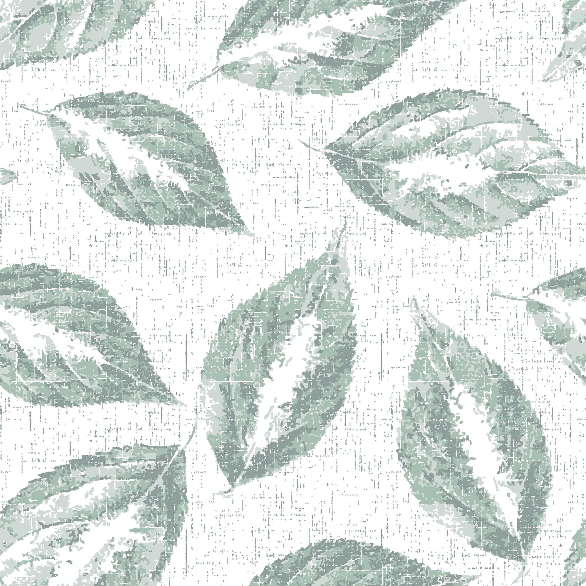 Still Green serene botanical peel and stick wallpaper