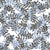 Still Morning blue and grey botanical wallpaper