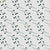 Matte green sprig peel and stick wallpaper on dove grey - Stone Garden