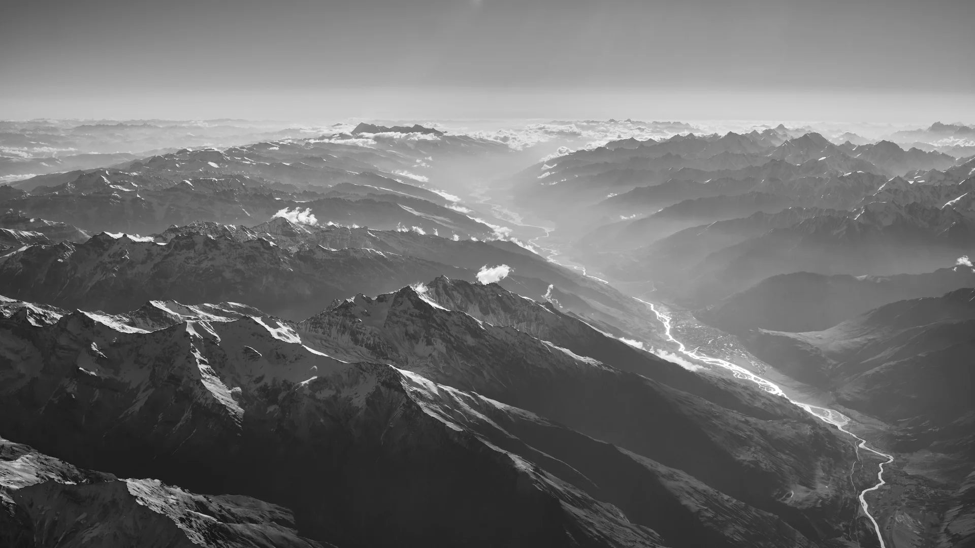 Dramatic stone and snow mountain scenery removable wallpaper