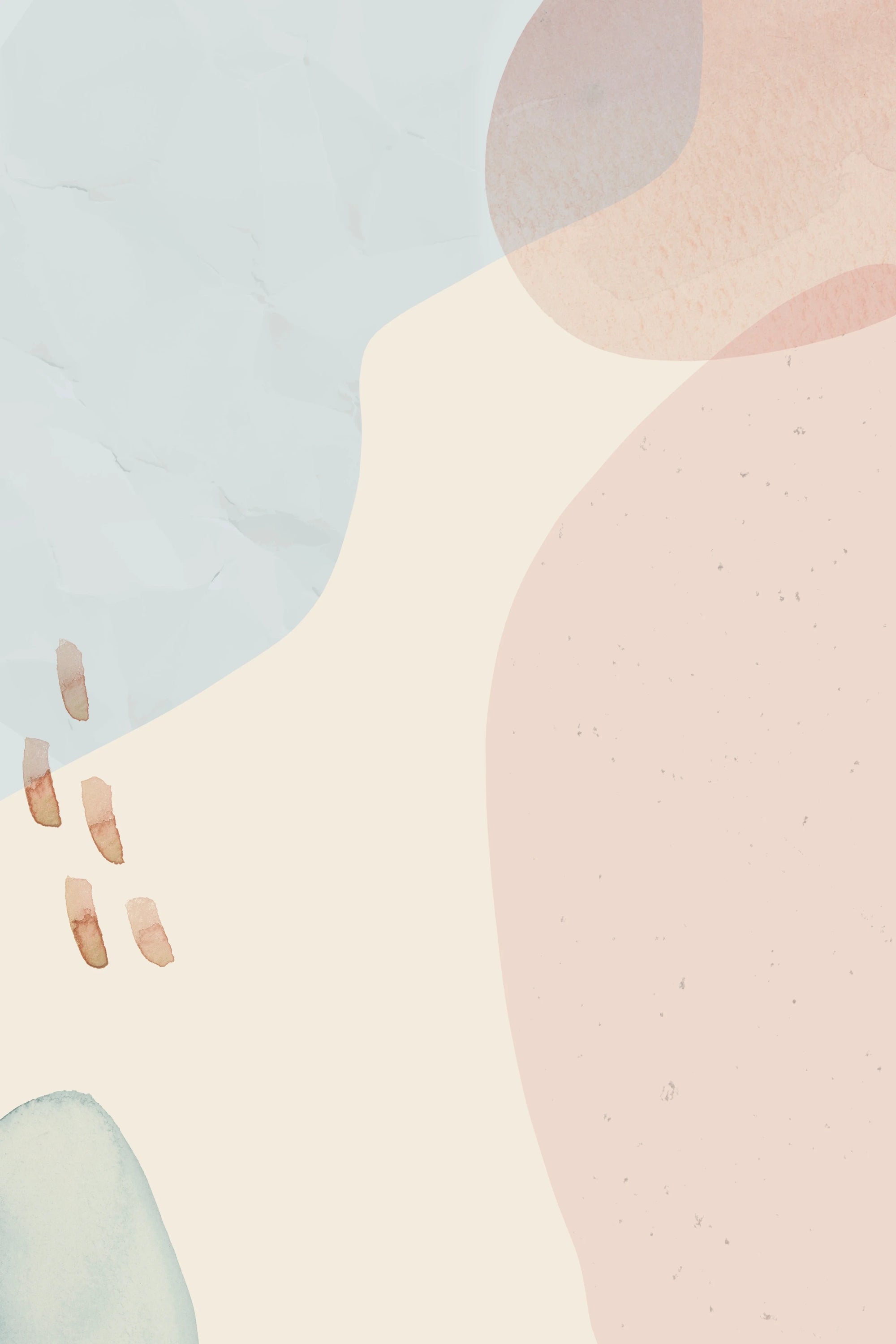 Textured peel and stick wallpaper with soft blue pink shapes - Subtle Texture
