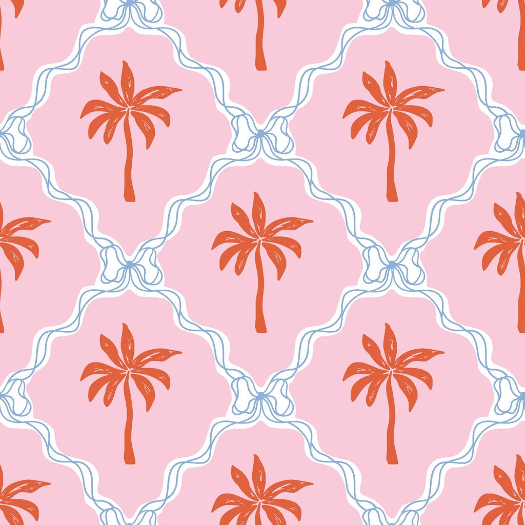 Sugar Palms pastel palm wallpaper