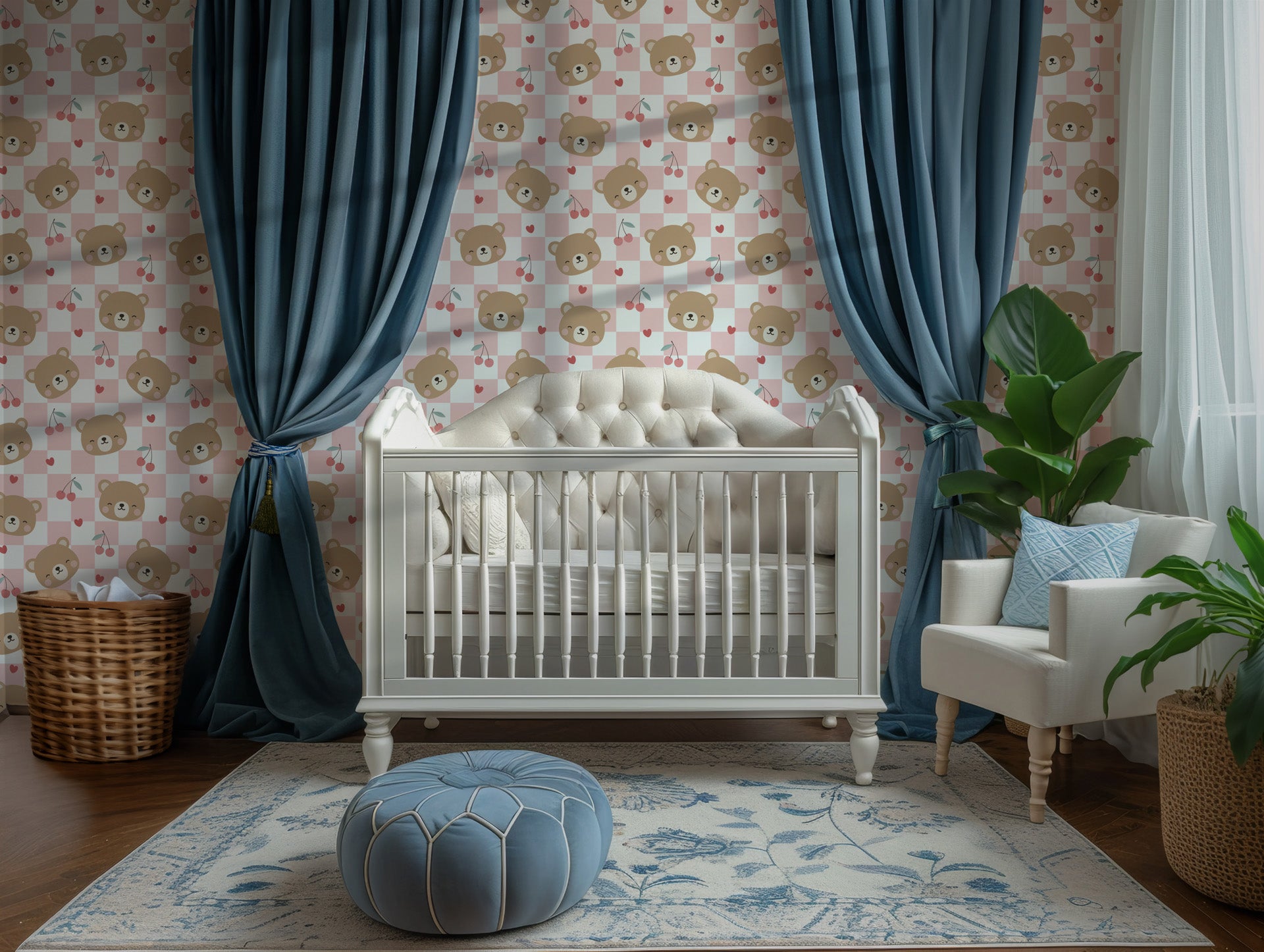 A joyful digital design featuring baked treats, cookie characters, and white snow details for the holidays.